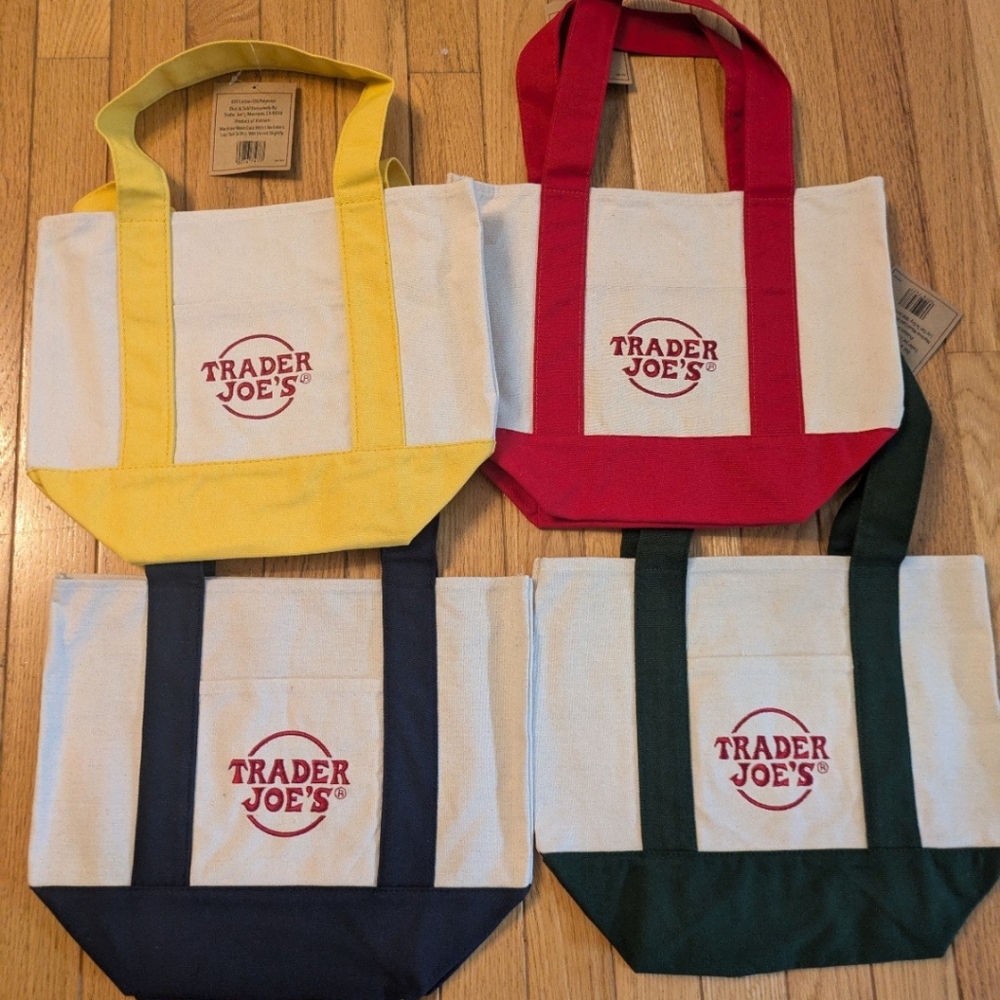 NWT Set of 4 Trader Joe Mini Bags